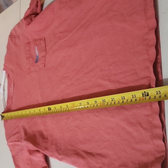 Vinyard Vines Patriotic Shirt Boys Coral T-Shirt Pocket size L Martha's vinyard - Picture 5 of 6